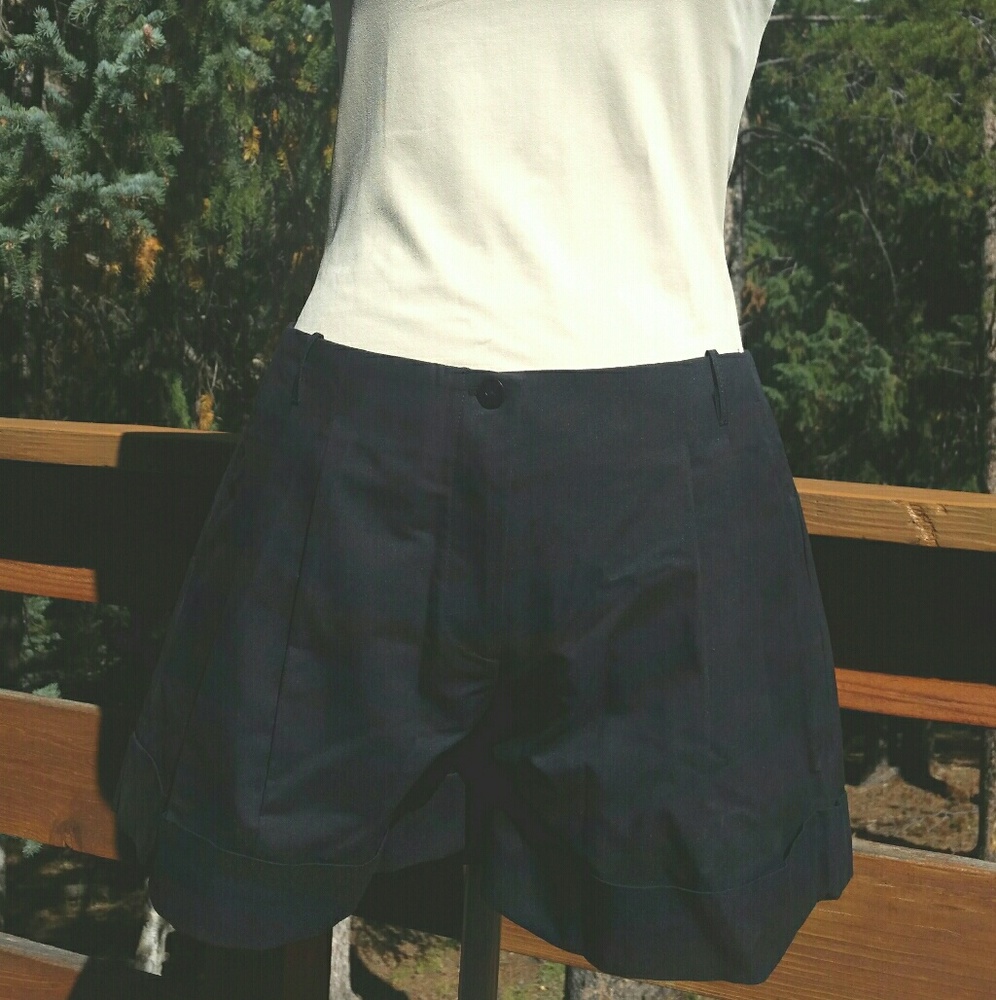 Ivedos women black 100% cotton shorts size XS/S/M